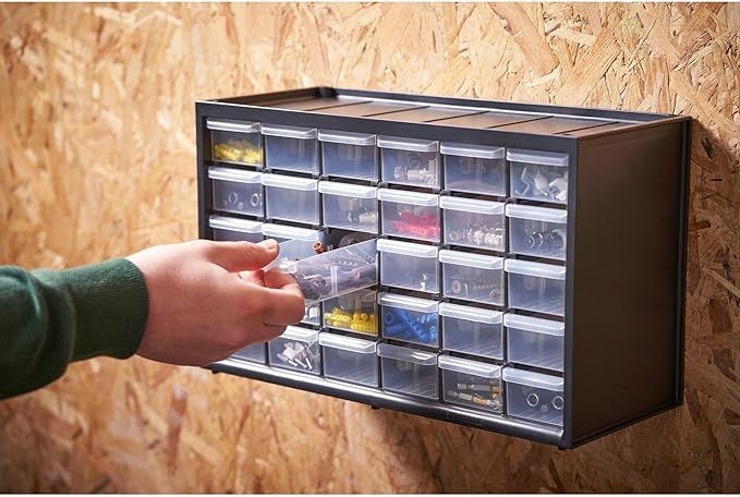 5‑Tier, 30‑Drawer Organizer for Small Parts & Craft Storage