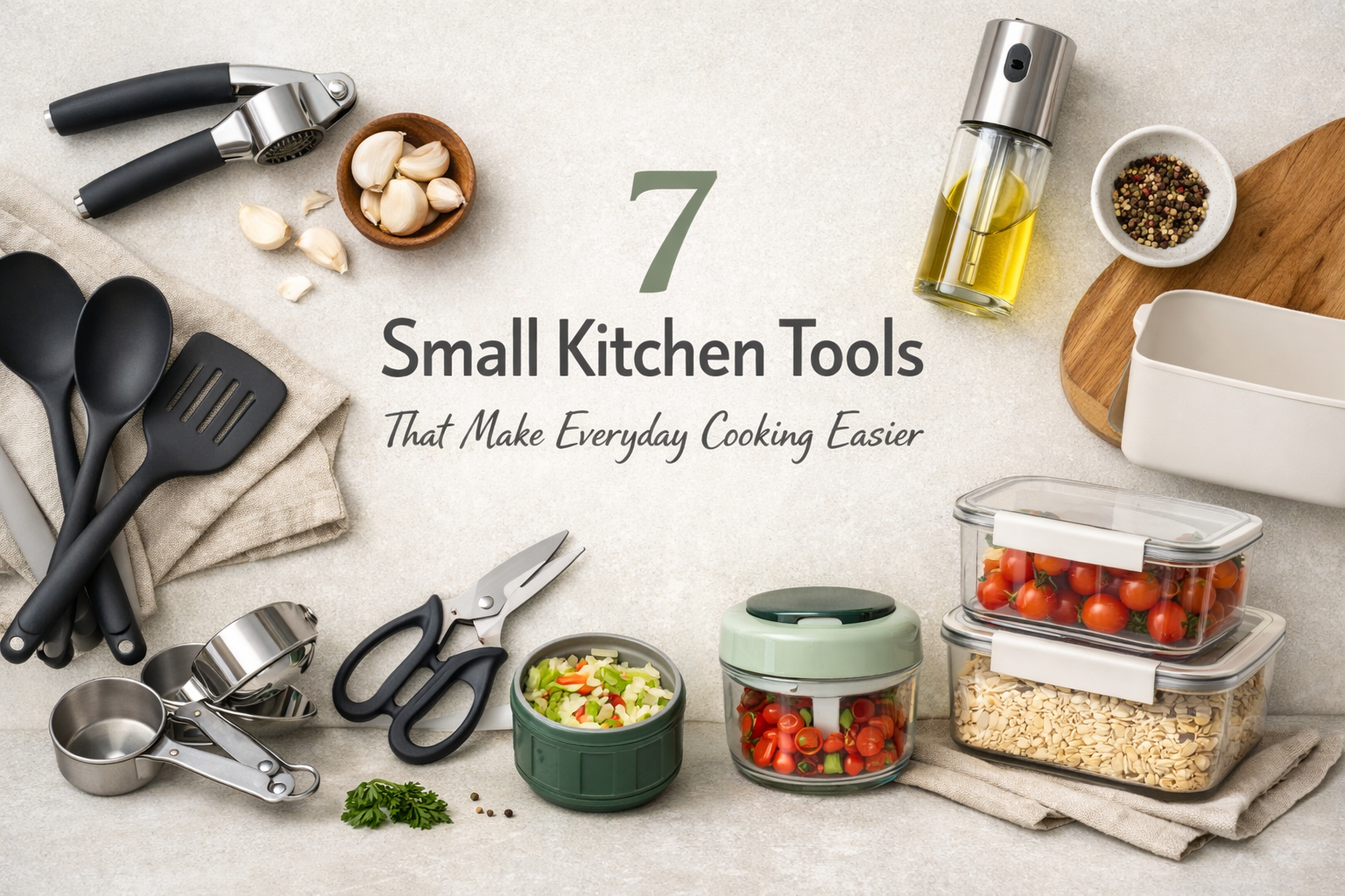 7 Small Kitchen Tools That Make Everyday Cooking Easier