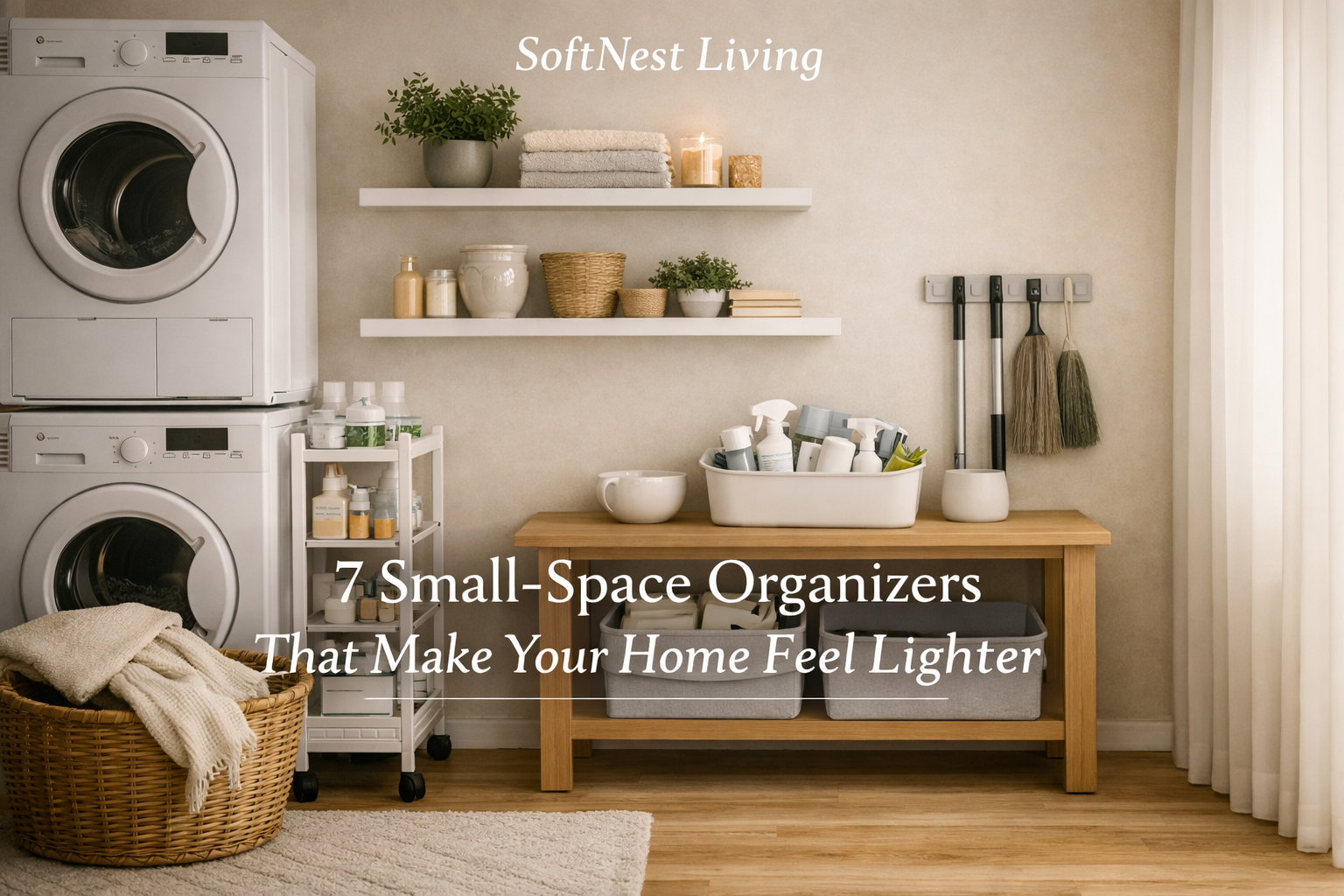 7 Small‑Space Organizers That Make Your Home Feel Lighter