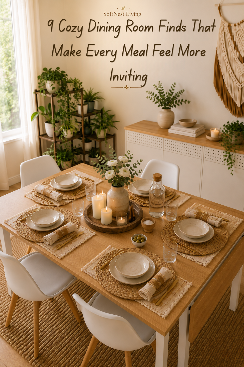 9 Cozy Dining Room Finds That Make Every Meal Feel More Inviting