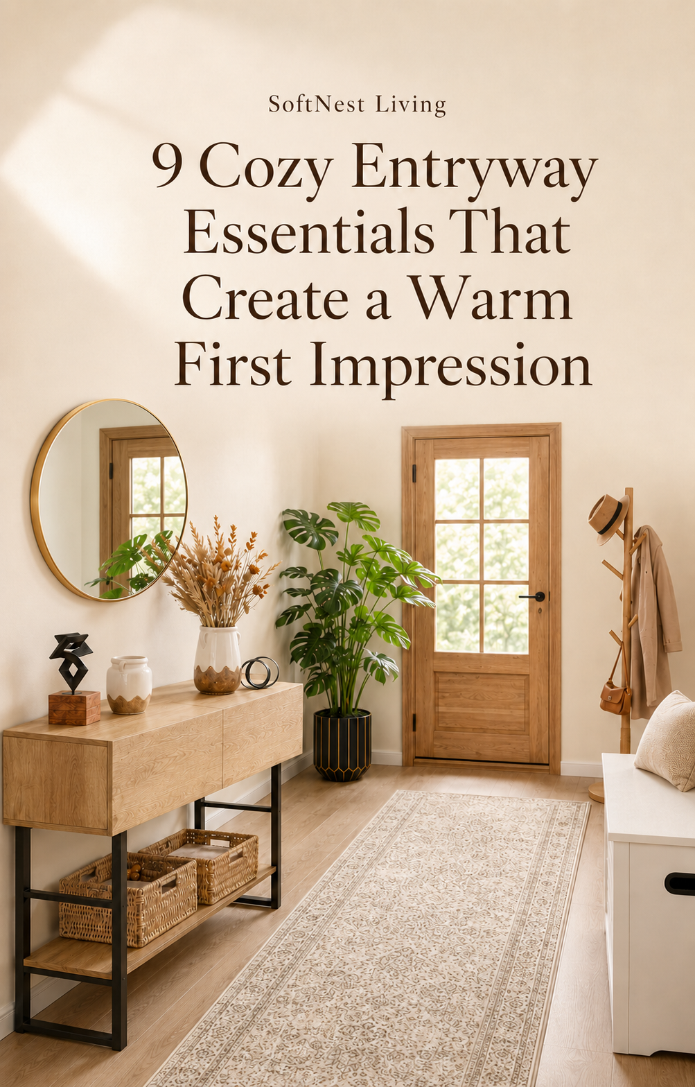 9 Cozy Entryway Essentials That Create a Warm First Impression