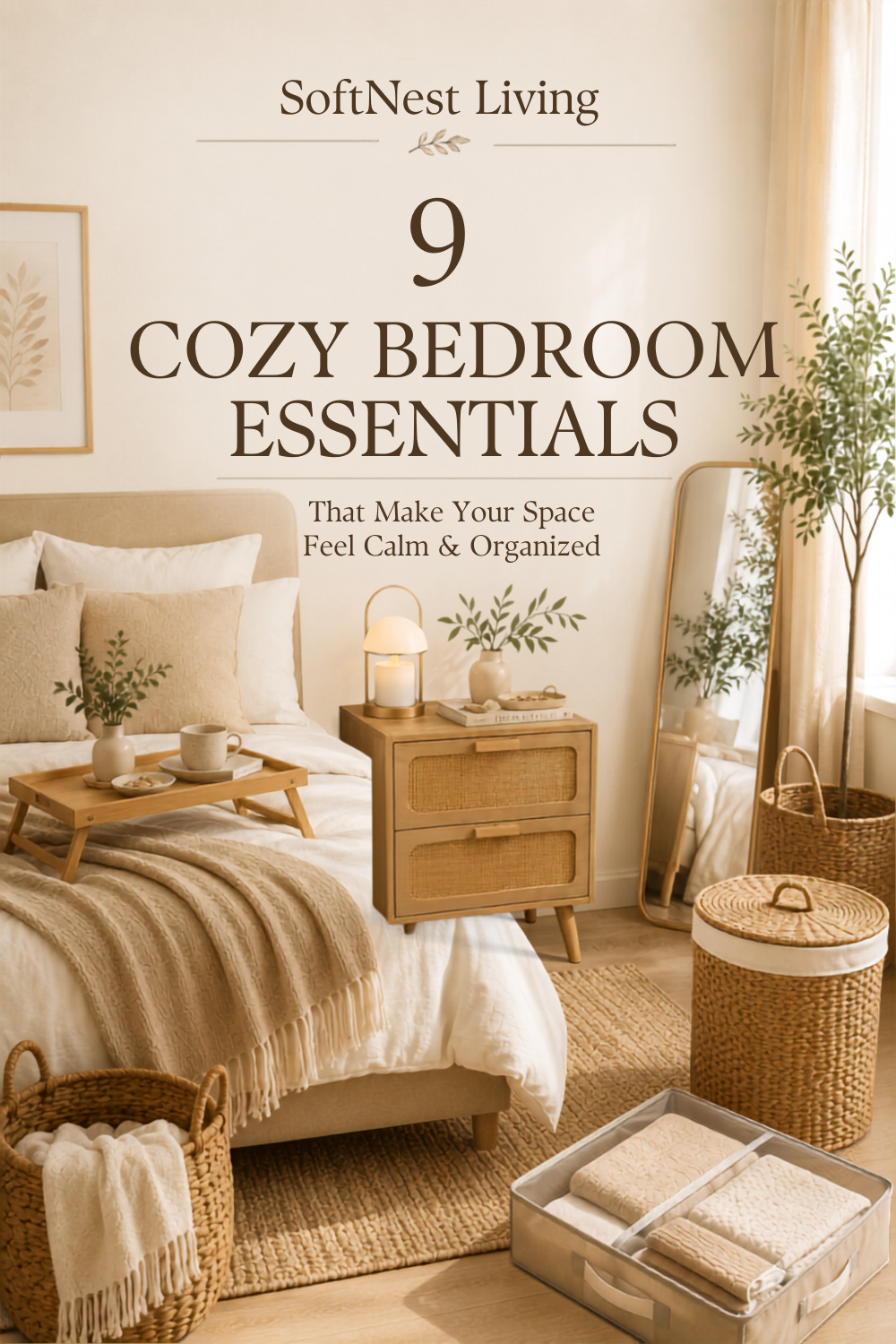 9 Bedroom Essentials That Make Your Space Feel Calm & Organized